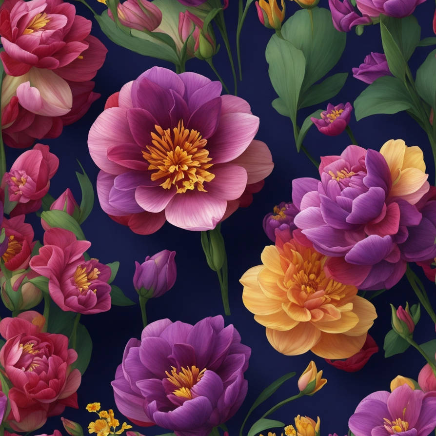 Seamless Flowers Textures (17) by DCiprianno on DeviantArt