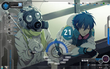 DRAMAtical Murder Clear x Aoba - Rainmeter Theme