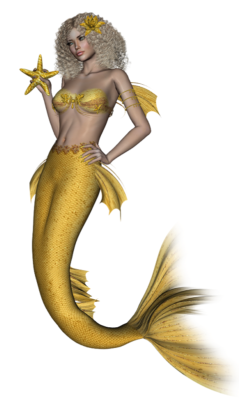 Mermaid yellow sale