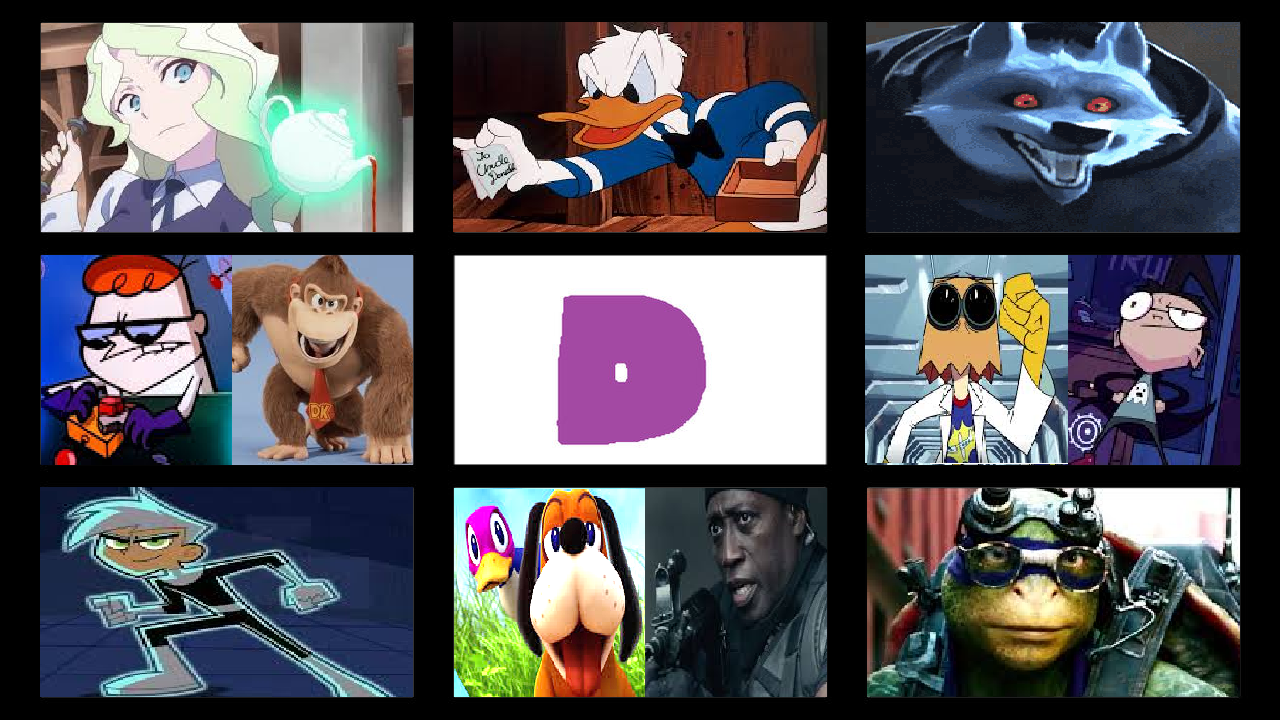 D Character Animation My Favorite Letter D Characters by StrawHatRyan on DeviantArt