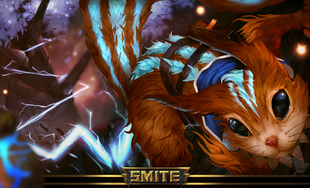Арты с Богами http://orig02.deviantart.net/9584/f/2015/146/2/2/smite_ratatoskr_by_mrahart...