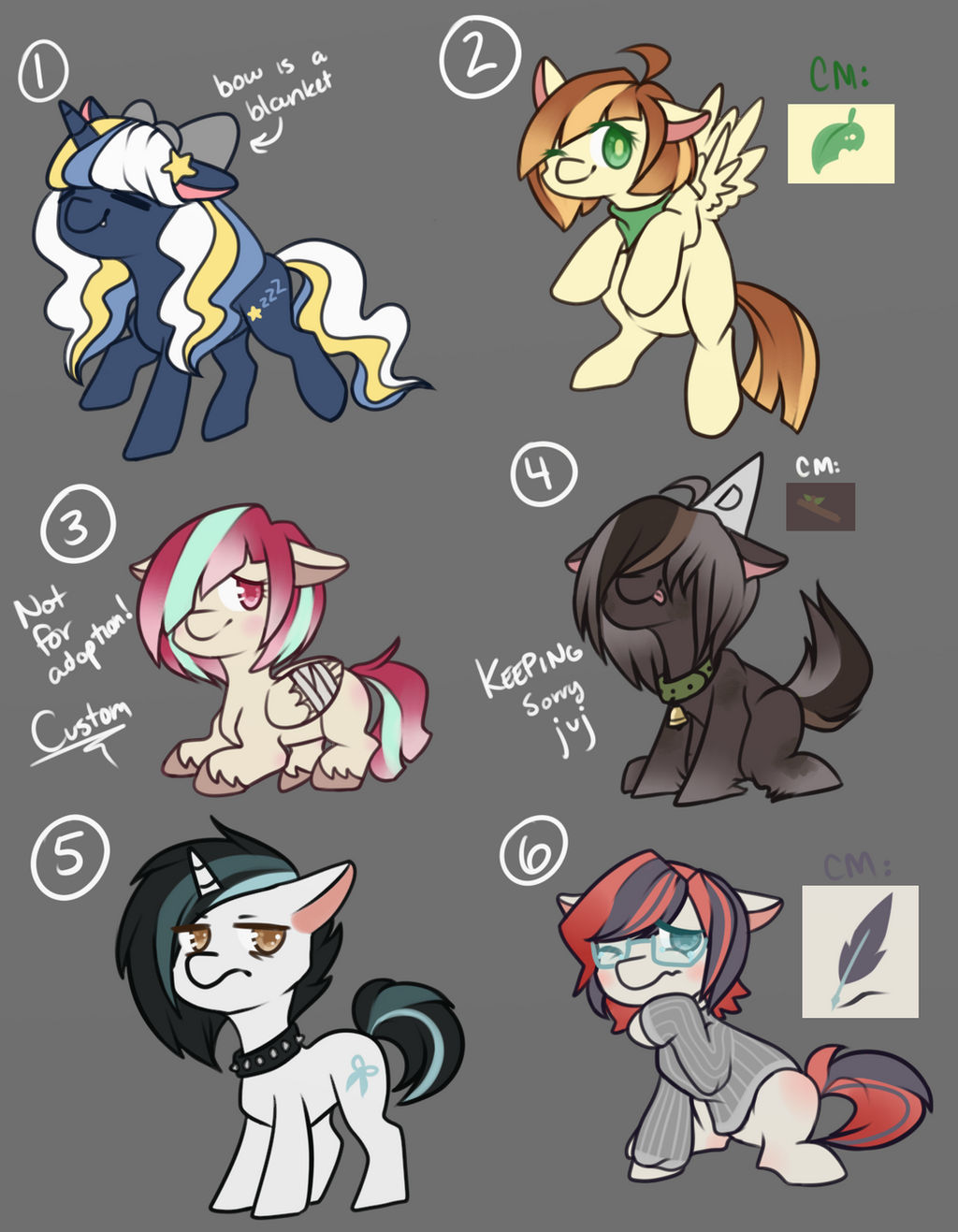 chibi pony adopts: batch 1 ALL TAKEN