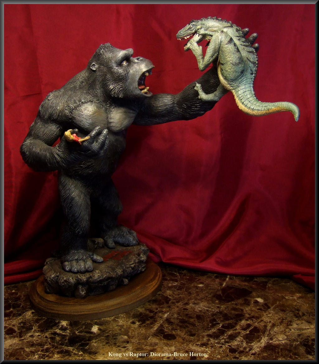 Kong Raptor KING KONG vs RAPTOR by artdawg1x on DeviantArt