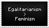 Egalitarianism vs Feminism