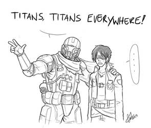 Titans, Titans everywhere! - sketch
