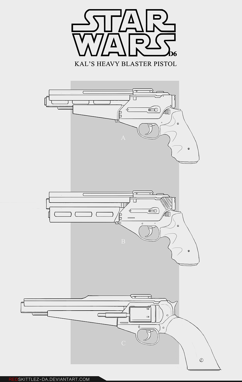 StarWars D6: Kal's Heavy Blaster Pistol