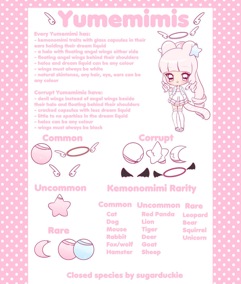 Yumemimi Species Guide