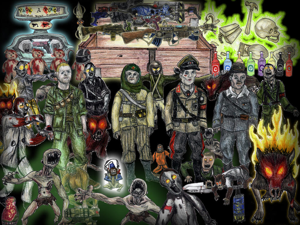 Cod Zombies Vector Call of Duty: Zombies Collage by The-Katherinator on DeviantArt