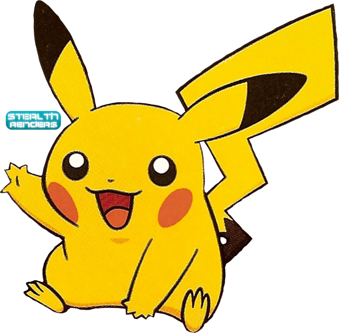 Pikachu render