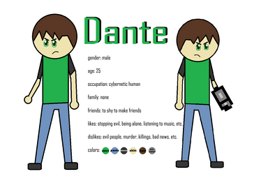 Dante the humanoid cyborg