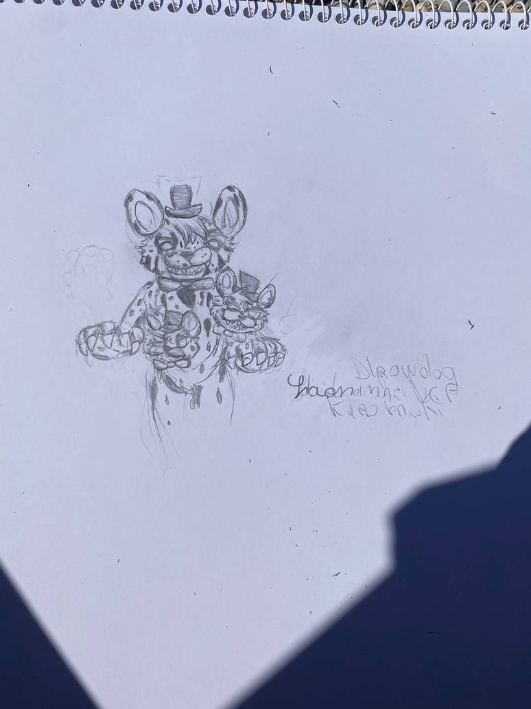 Nightmare Freddy and Freddles by NoaJapaneseArtist on DeviantArt