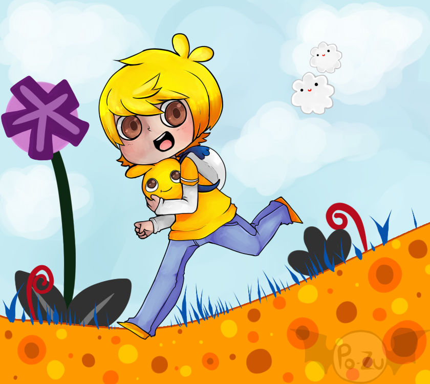 Loco Roco - Yellow by Po-Zu on DeviantArt