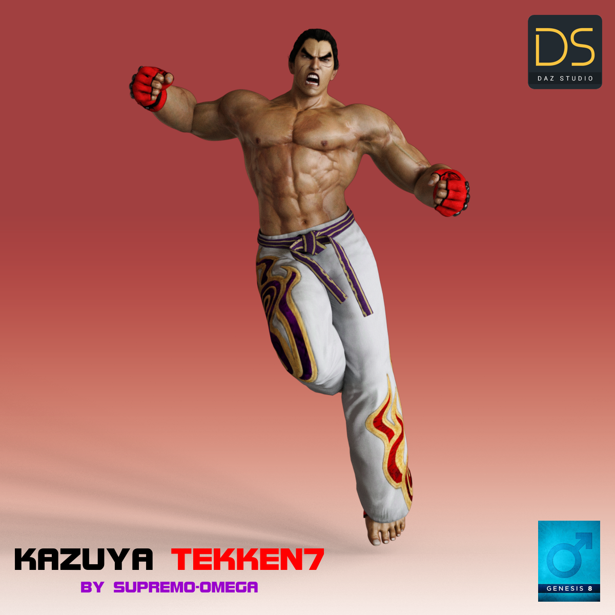 tekken 7 crossover revival! crossover event gacha:... Kazuya Mishima T7 on Renderhub!! by SUPREMO-OMEGA on DeviantArt