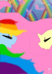 Fluttershy and Rainbow Dash