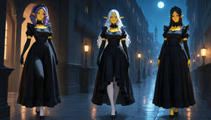 Three cute maids?