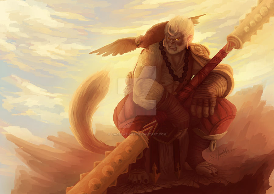 Smite Sun Wukong The Monkey King By Hagalaz Art On Deviantart Smite Sun Wukong The Monkey King By Hagalaz Art On Deviantart