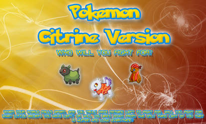 New Pokemon Citrine Logo