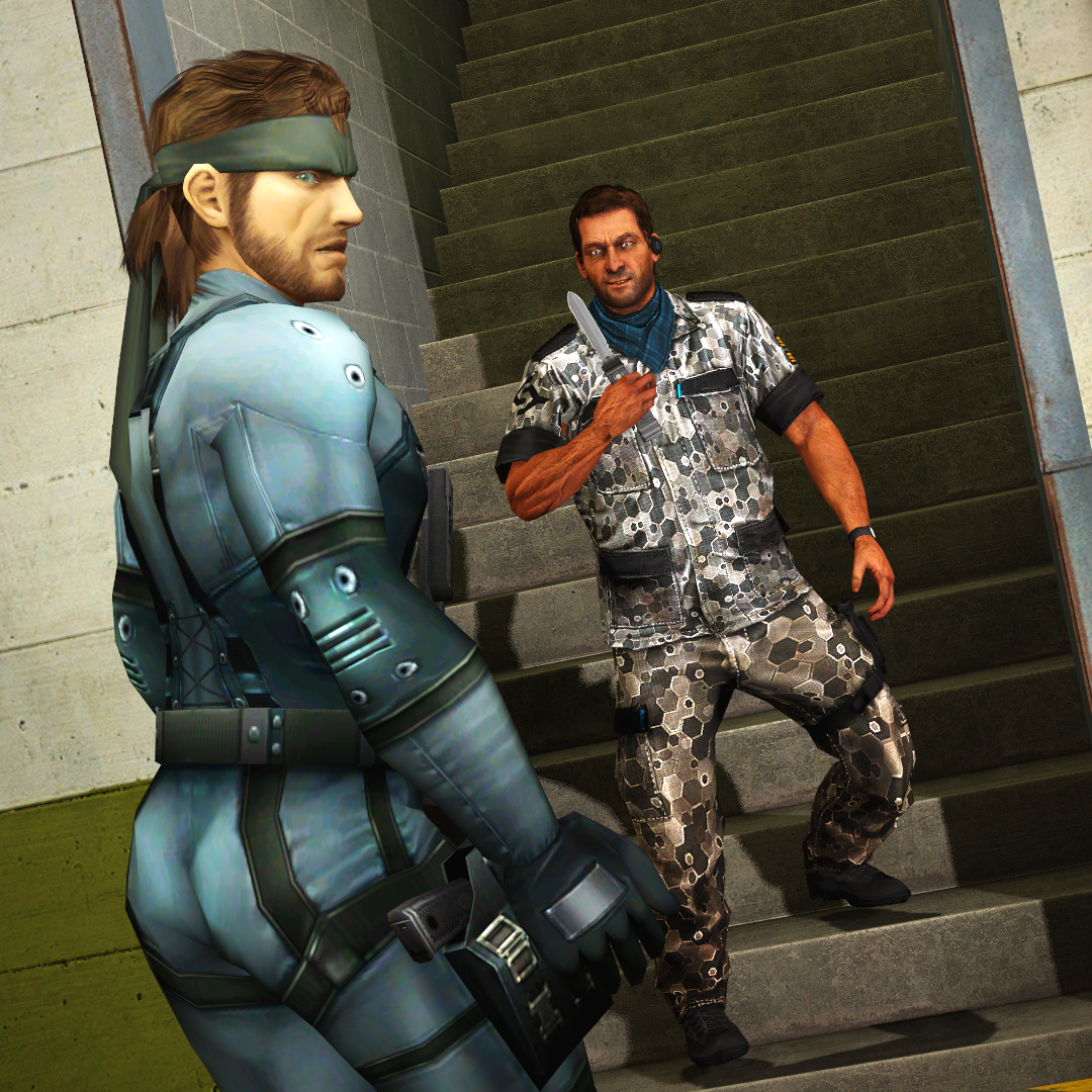 Solid Slake Solid Snake in Trouble by DTG220 on DeviantArt