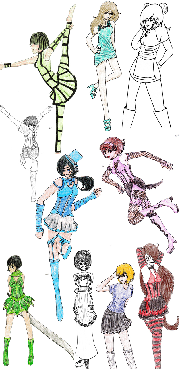 Circus and Randomness Art Dump