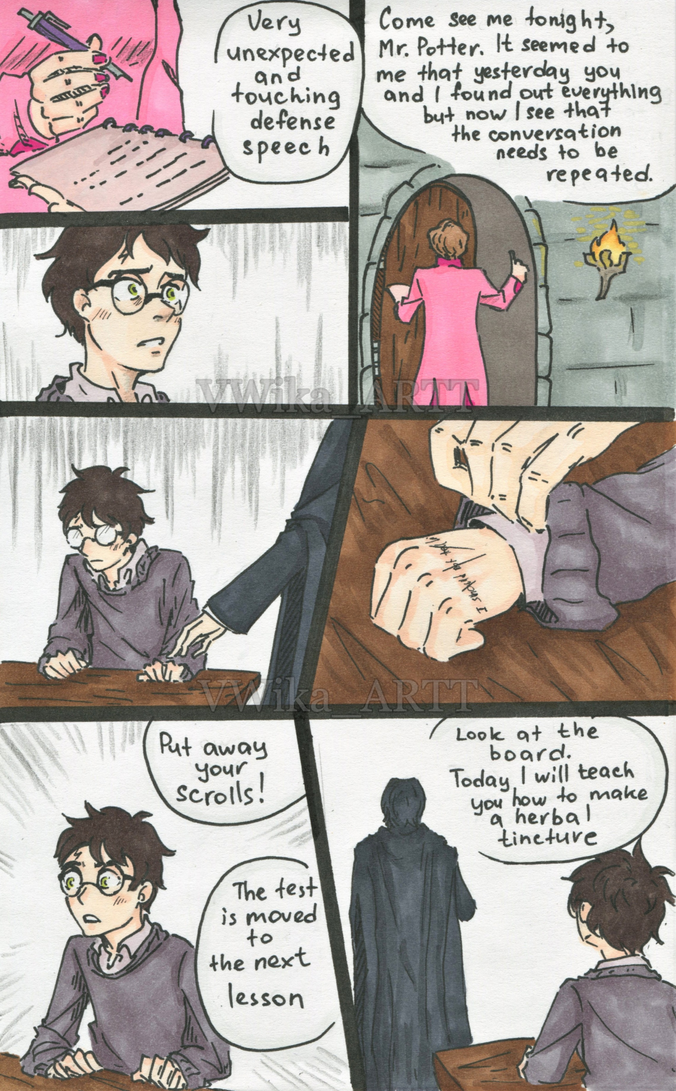 Harry Potter Fan Comics by VWikaARTT on DeviantArt