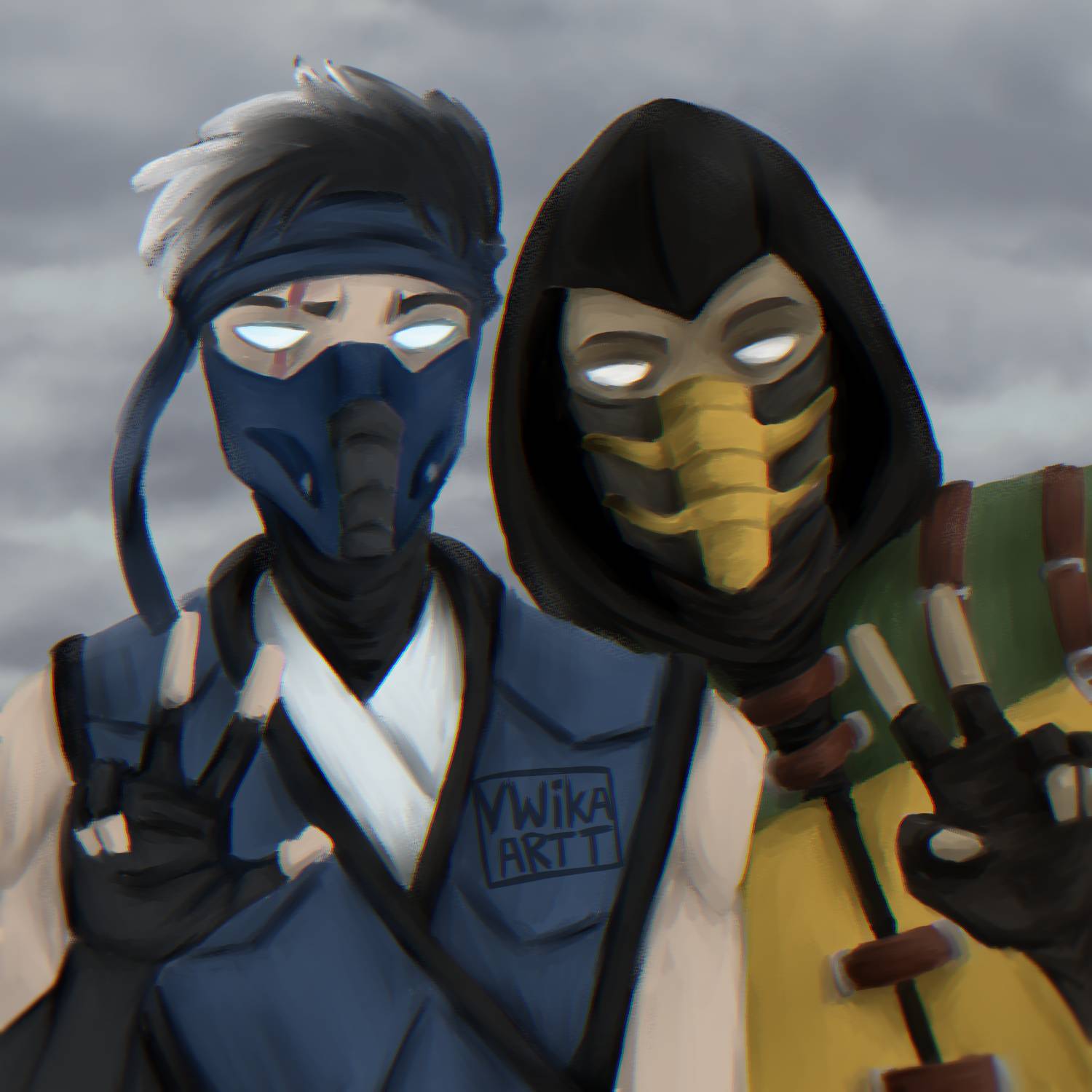 Subscorp Sub-Zero and Scorpion Fan Art by VWikaARTT on DeviantArt