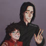 Photo of Harry and Severus 