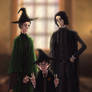 McGonagall, Snape and Harry 