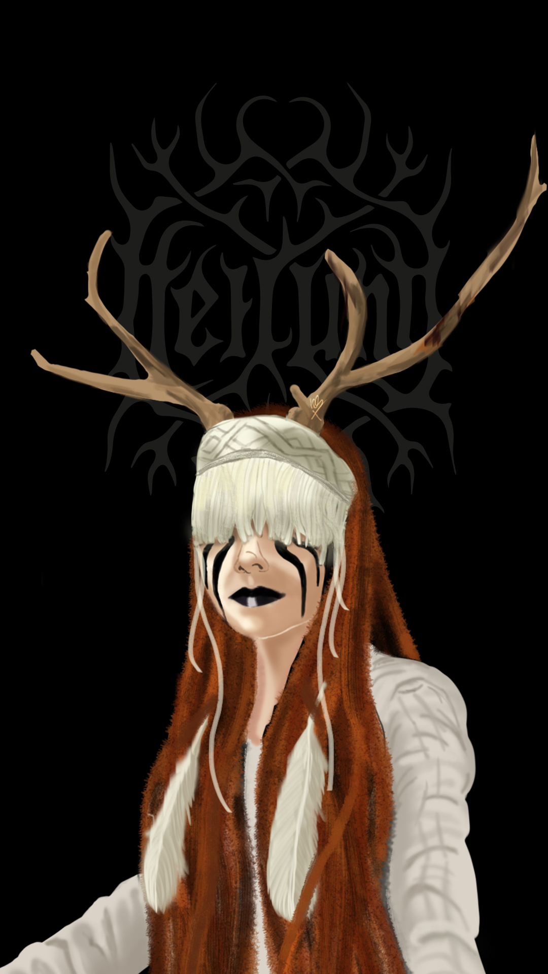 Heilung, Marie Franz - Fanart portrait Wallpaper by kesmilari on DeviantArt
