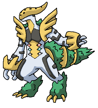 Pokemon zekrom x tyranitar fusion