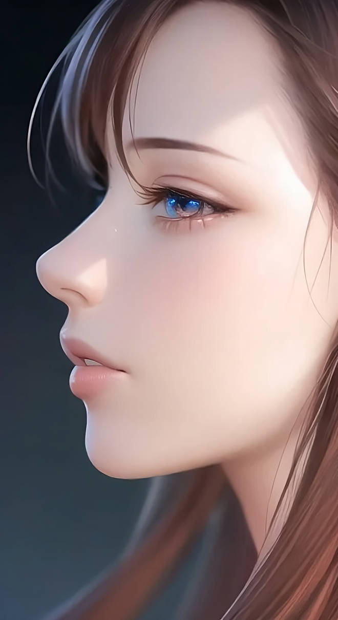Pretty side profile by TopHeavyNeko on DeviantArt