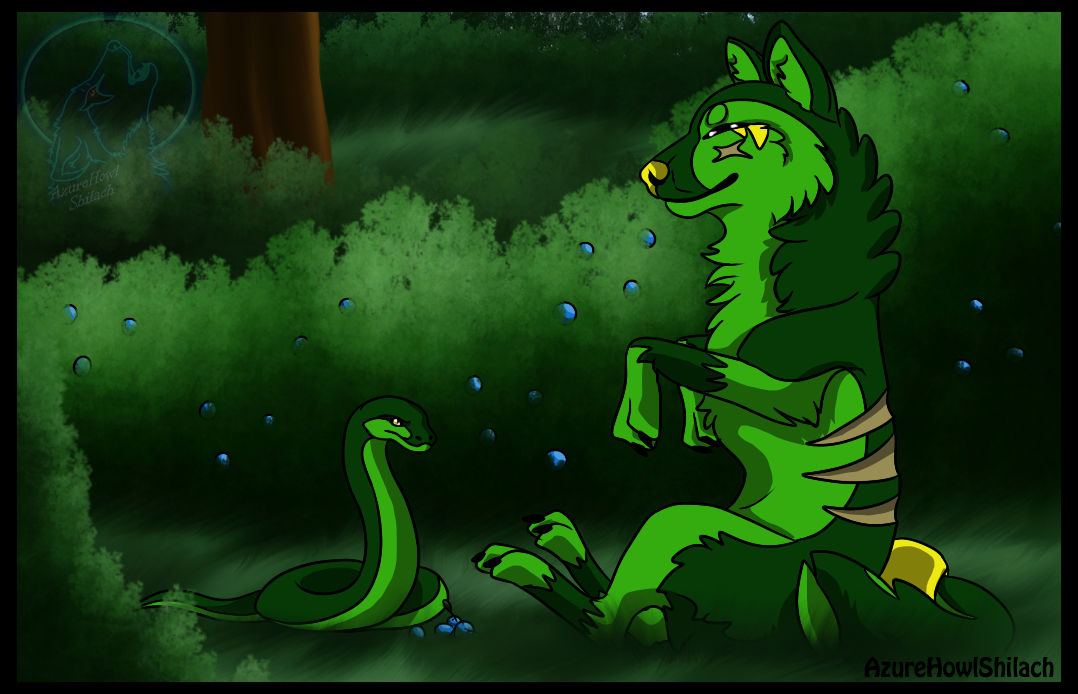 Seth The Rabbit Seth and his berries by AzureHowlShilach on DeviantArt