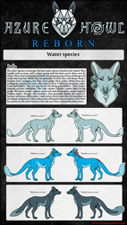 AzureHowl Reborn - Water species by AzureHowlShilach