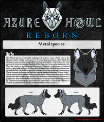 AzureHowl Reborn - Metal Species by AzureHowlShilach