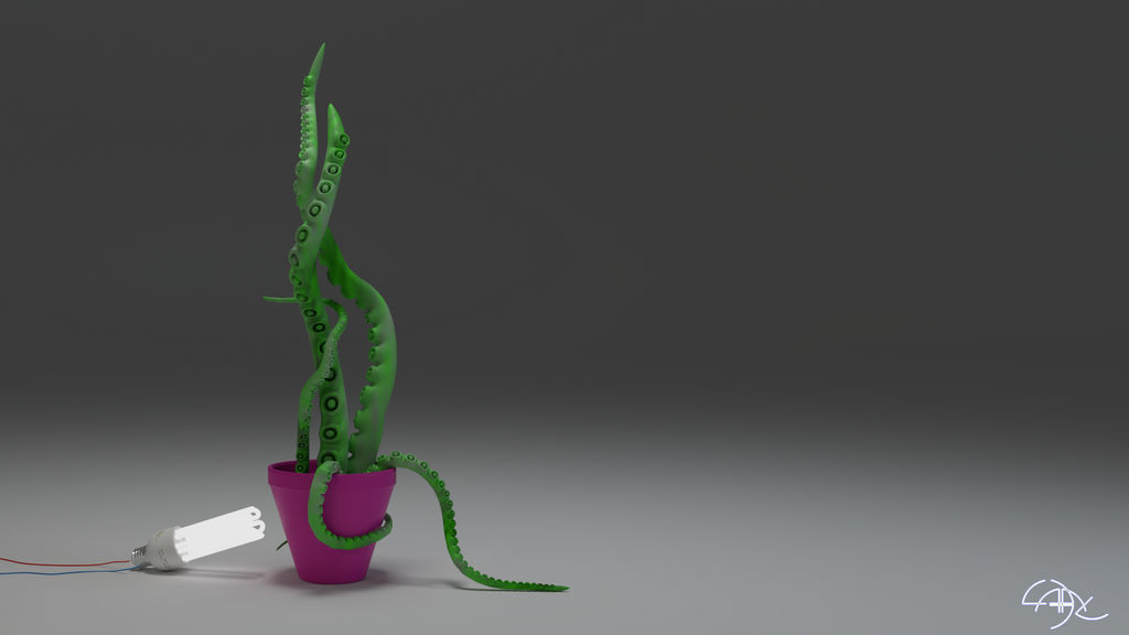 Potted tentacle
