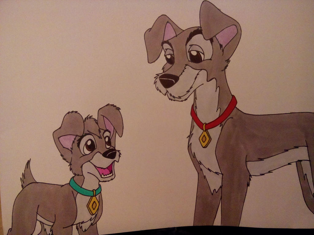 Tramp and Scamp by Dragon-hobbit101 on DeviantArt