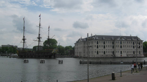 A Replicated Ship and a museum