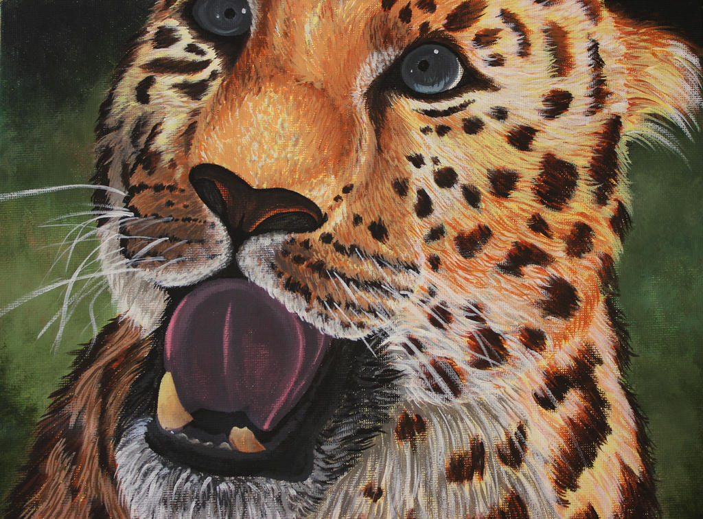 Painting: Amur Leopard