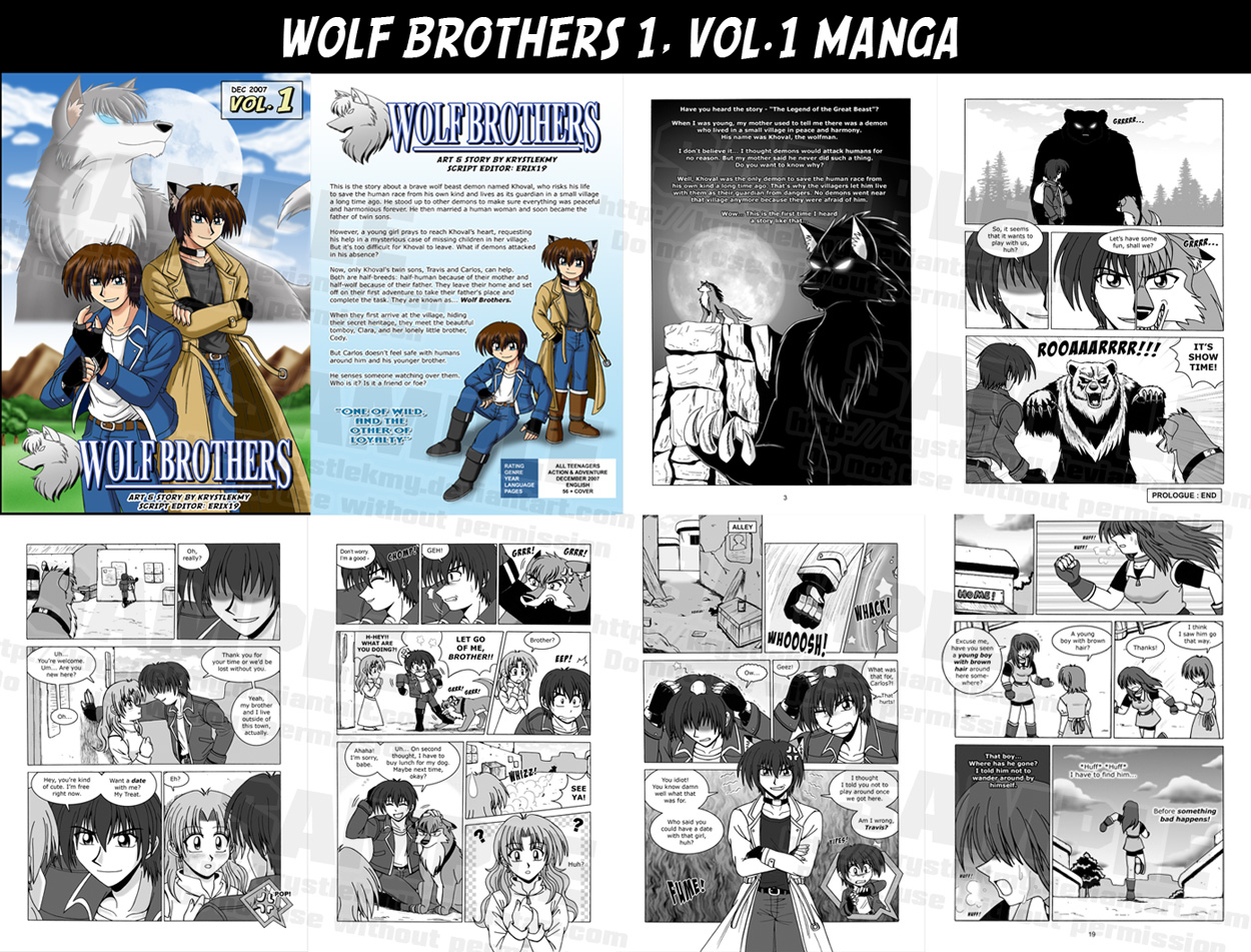 Wolf Brothers Manga +SOLD OUT+