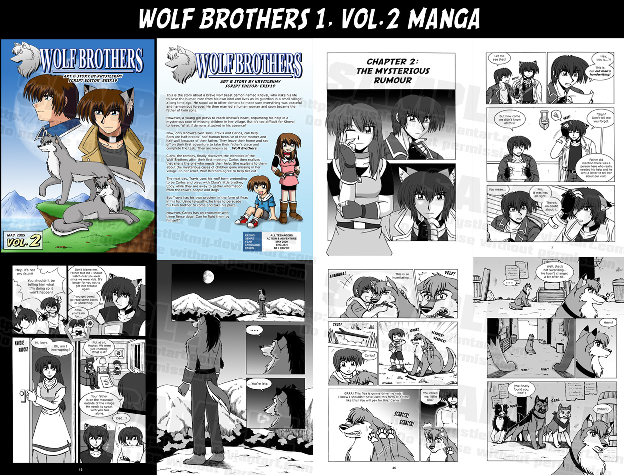 Wolf Brothers Vol.2 manga +SOLD OUT+