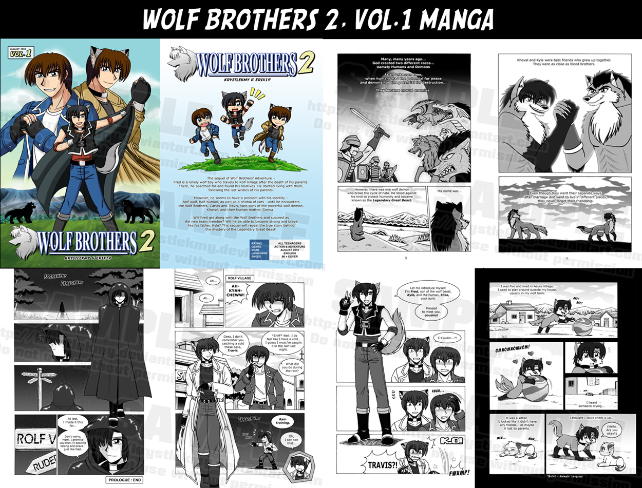 Wolf Brothers 2 Vol.1 Manga +SOLD OUT+