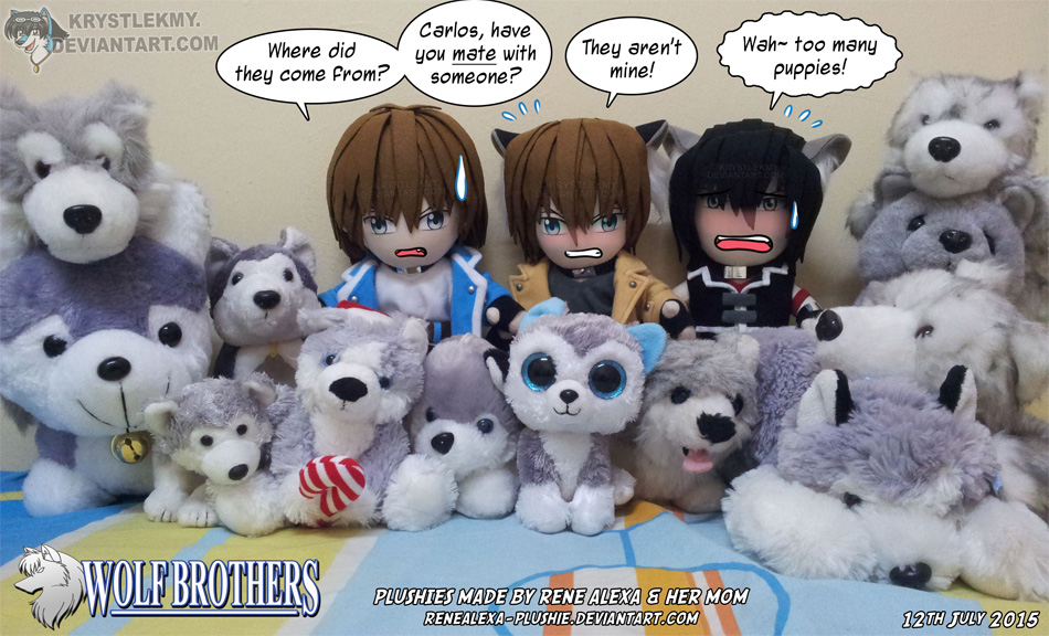 Wolf Brothers Plushies - Puppies