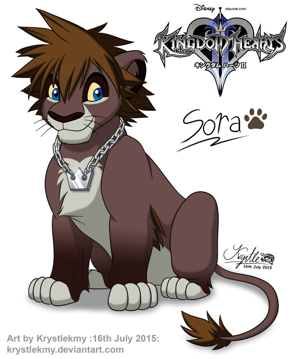 Kingdom Hearts 2 Sora Lion Form By Krystlekmy On Deviantart