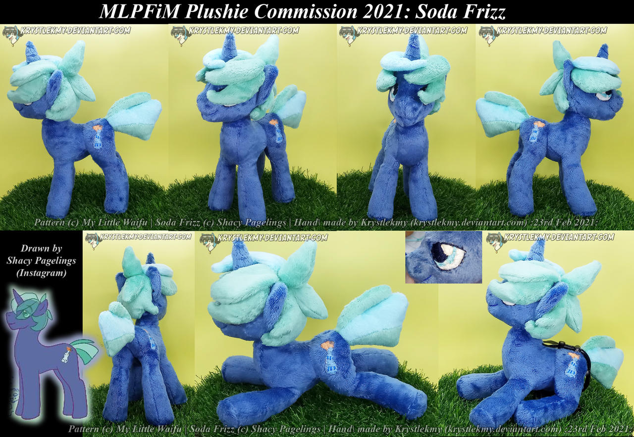 Mlp Soad MLP FiM Plushie Commission 2021 - Soda Frizz -OC- by krystlekmy on ...