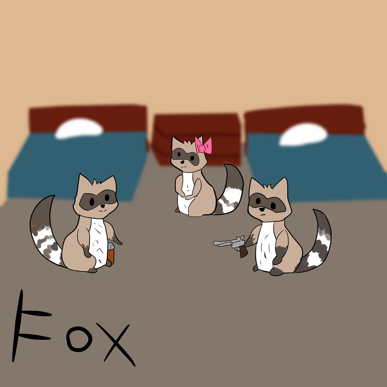Rocky Raccoon by foxnoobb on DeviantArt