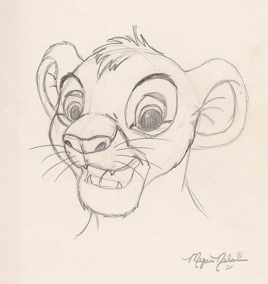 Simba Sketch by megsmakesart on DeviantArt