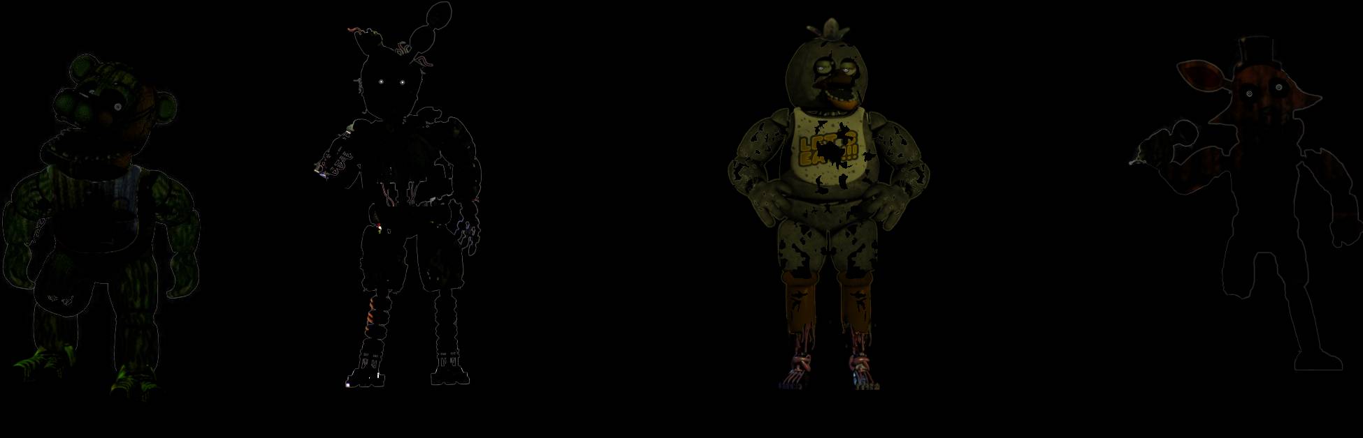 FNaF 3 Accurate Characters v3 by Educraft on DeviantArt
