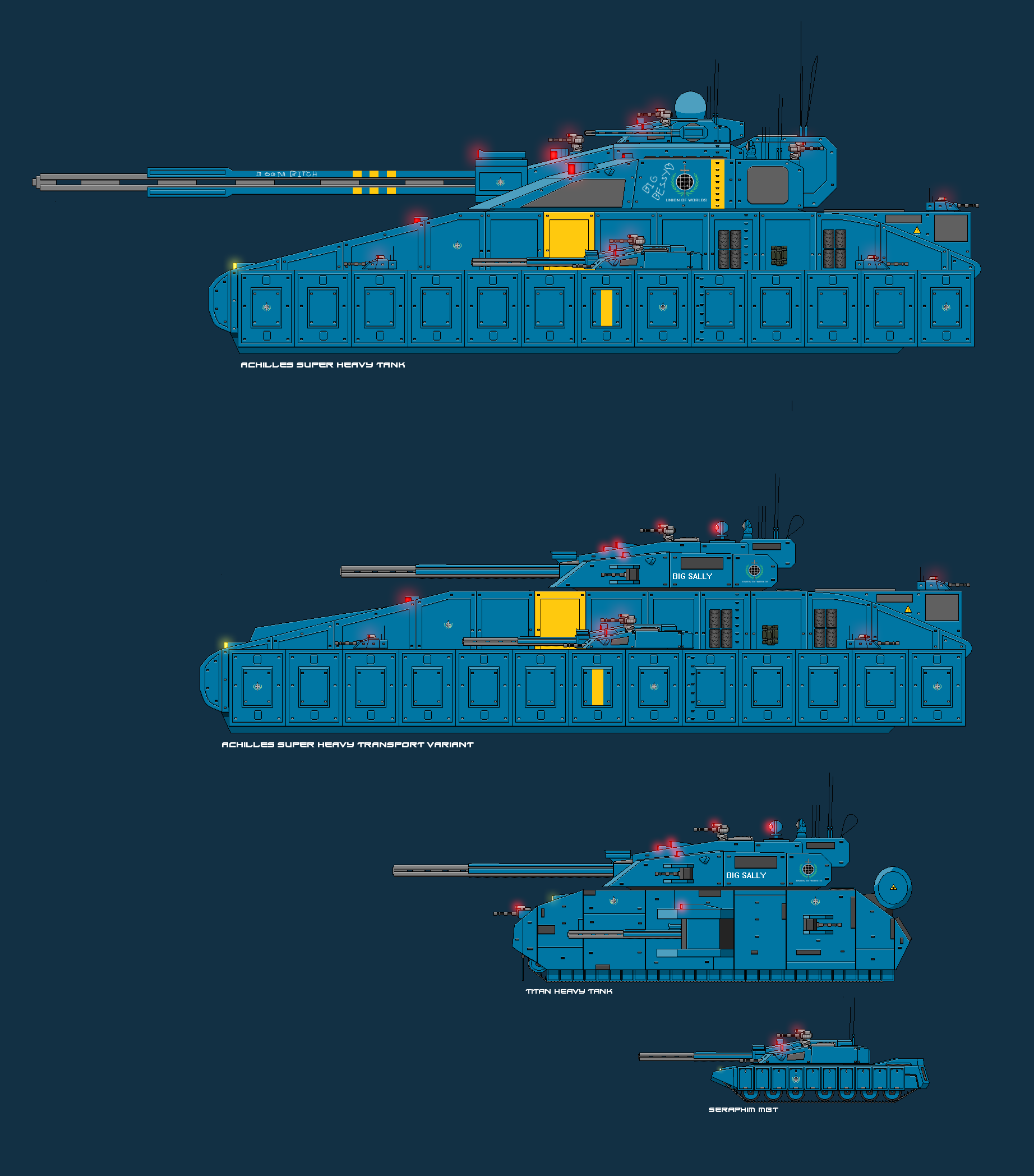 Achilles Super Heavy Tank by EmperorMyric on DeviantArt