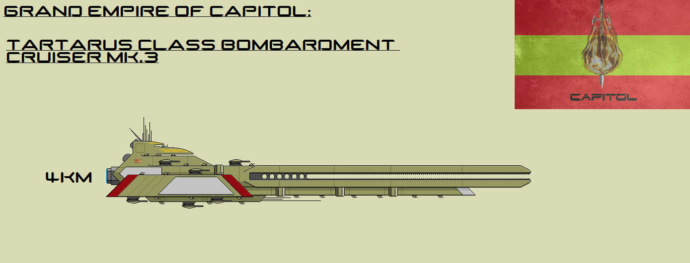 Capitol Tartarus Class Bombardment Cruiser Mk.3