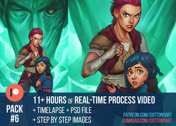 Patreon Pack #6 - November 2021 - Art Process