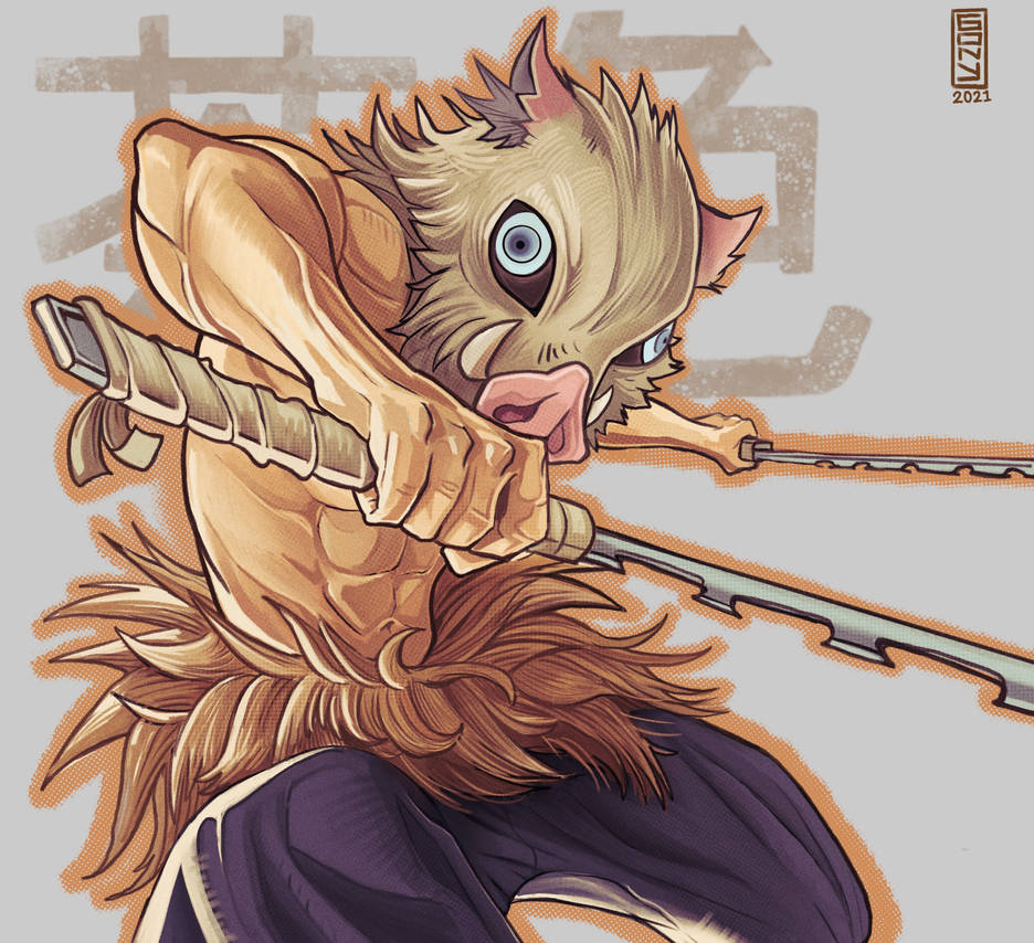 Inosuke Hashibira (Kimetu no Yaiba) by gonyrueda on DeviantArt